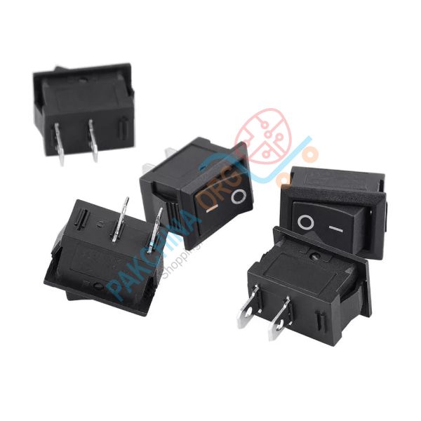 Rocker Switch KCD1 15x21mm 2 Pins Boat Switch 6A 250V 10A 125V for Car Dashboard Truck
