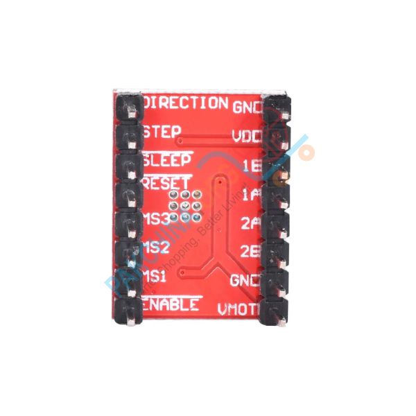 Red A4988 Stepper Motor Driver Board With Heatsinks For 3D Printer