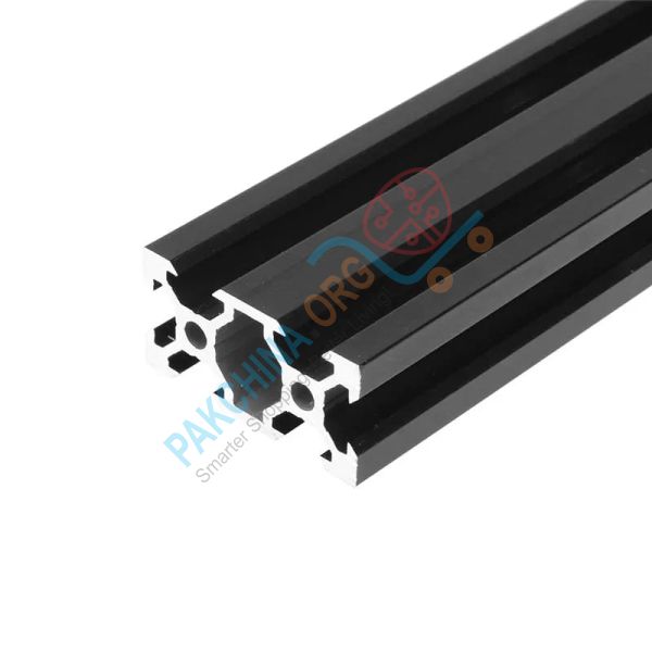 2040V Slot Black 2000mm Aluminum Profile Extrusion Frame For CNC Laser Engraving Machine For DIY Woodworking