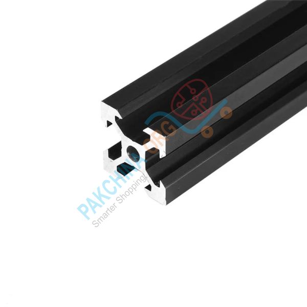 2020V Slot Black 2000mm Aluminum Profile Extrusion Frame For CNC Laser Engraving Machine For DIY Woodworking