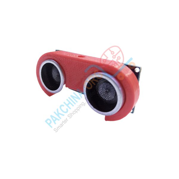 HC SR04 Ultrasonic sensor fitting Bracket Red Clolour