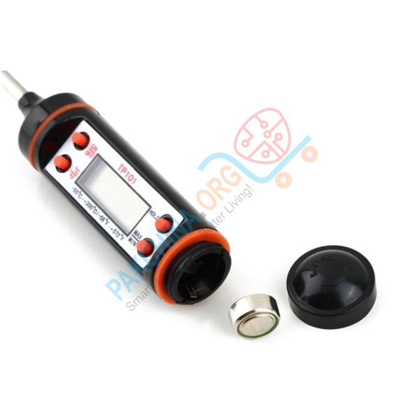 Liquid BBQ Baking Oil Temperature Gauge with Electronic Digital Display Probe Type Thermometer