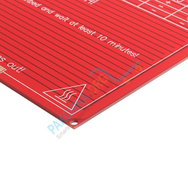PCB Heatbed MK2B Dual Power Hot Plate Bed For 3D Printer (Red Colour)